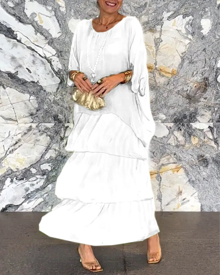 Women’s halter neck maxi dress | Loose fit