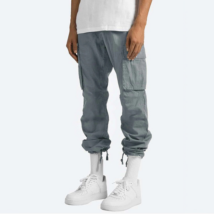 Men’s Cargo Wide Leg Pants | Multi-Pocket