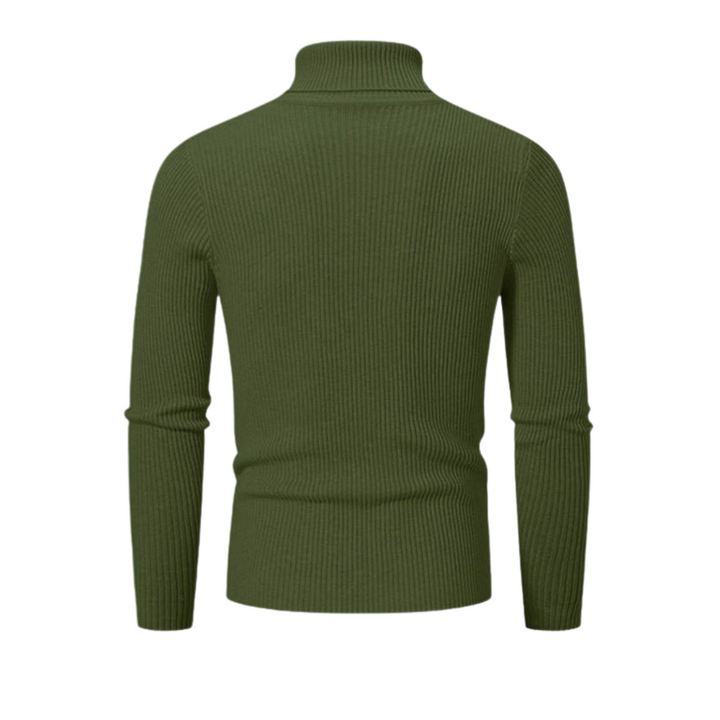 Men's Winter Turtleneck Sweater | Ribbed