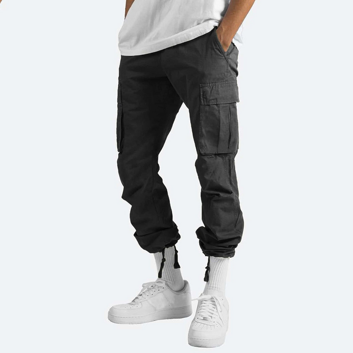 Men’s Cargo Wide Leg Pants | Multi-Pocket