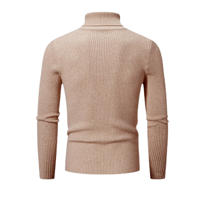 Men's Winter Turtleneck Sweater | Ribbed