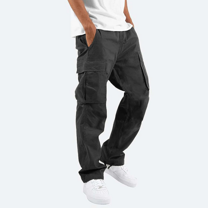 Men’s Cargo Wide Leg Pants | Multi-Pocket