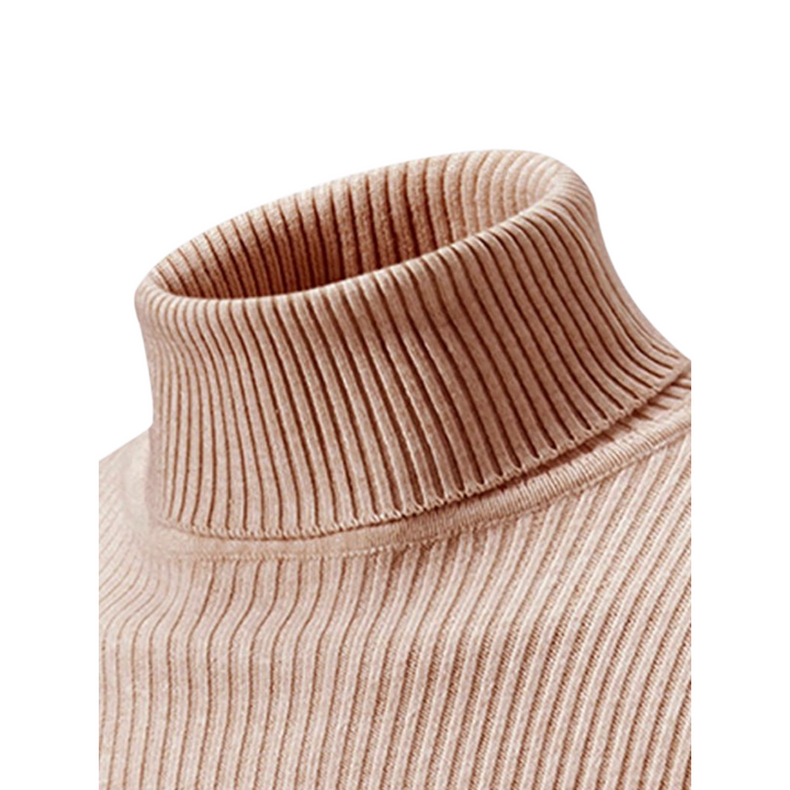 Men's Winter Turtleneck Sweater | Ribbed