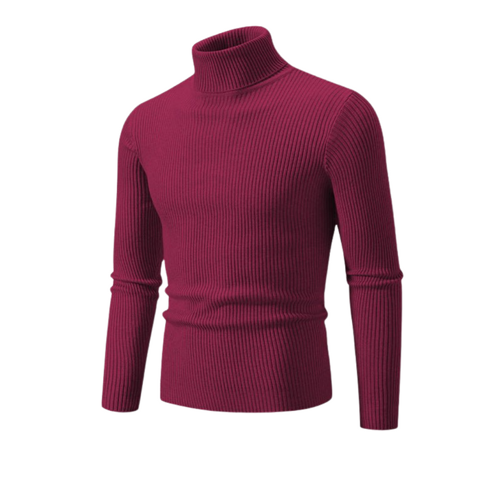 Men's Winter Turtleneck Sweater | Ribbed