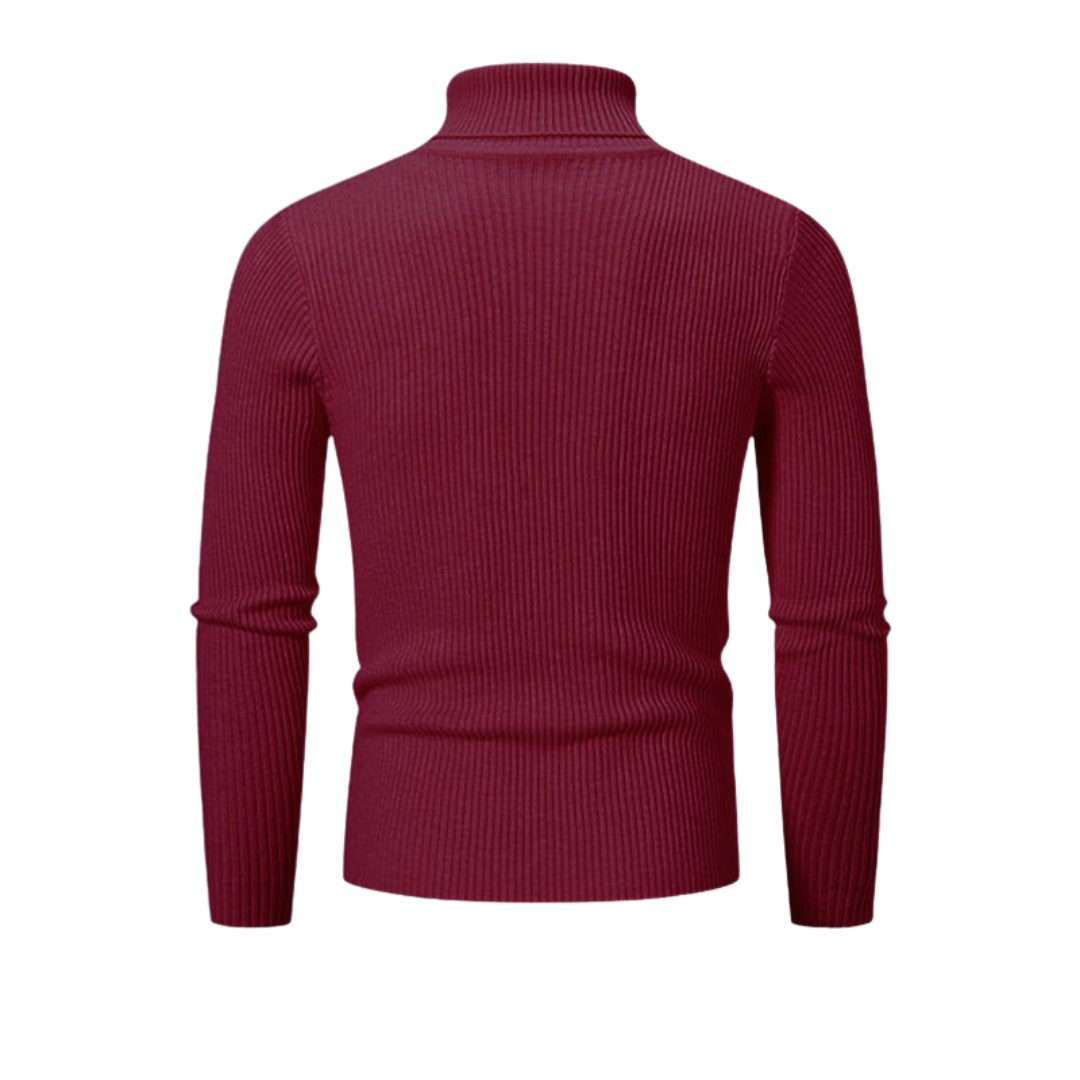 Men's Winter Turtleneck Sweater | Ribbed
