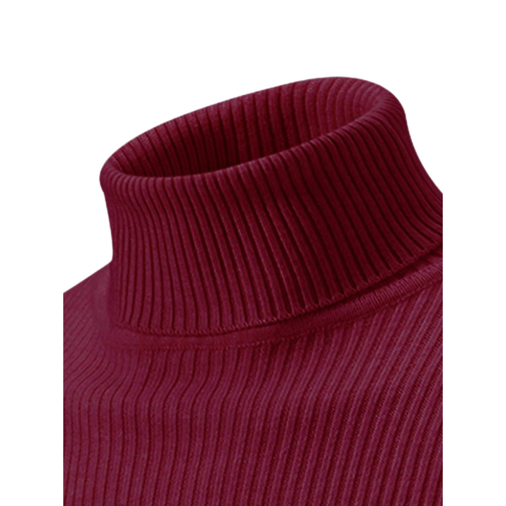Men's Winter Turtleneck Sweater | Ribbed