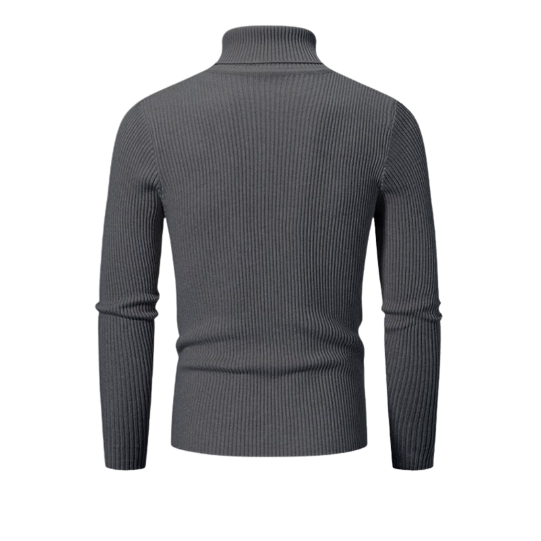 Men's Winter Turtleneck Sweater | Ribbed