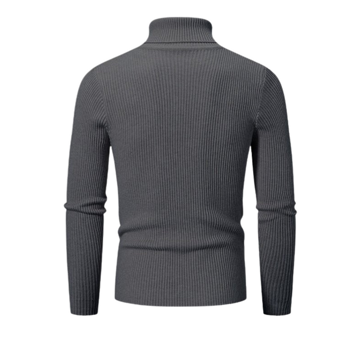 Men's Winter Turtleneck Sweater | Ribbed