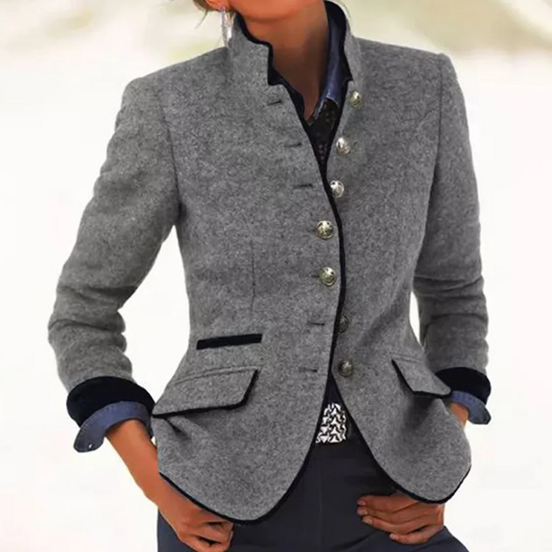 Women’s Vintage Style Blazer | Button Closure