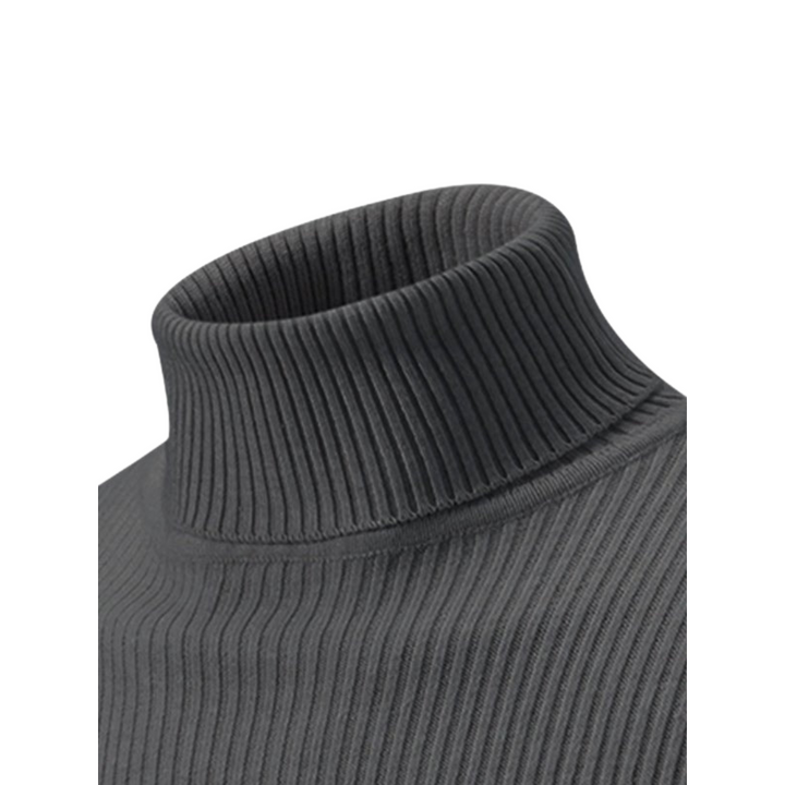 Men's Winter Turtleneck Sweater | Ribbed