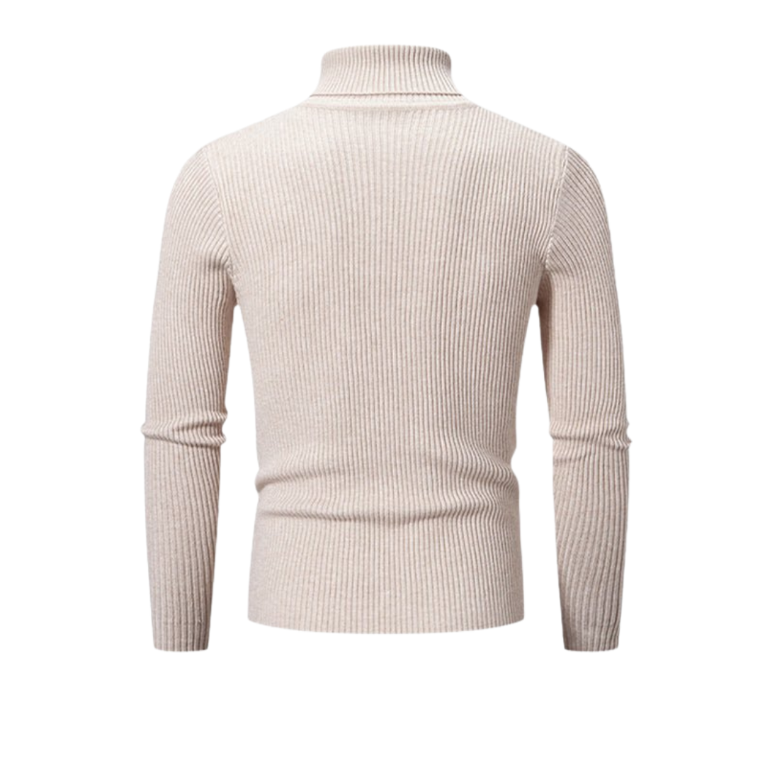Men's Winter Turtleneck Sweater | Ribbed