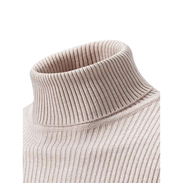 Men's Winter Turtleneck Sweater | Ribbed
