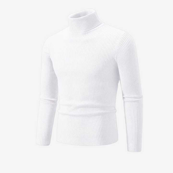 Men's Winter Turtleneck Sweater | Ribbed
