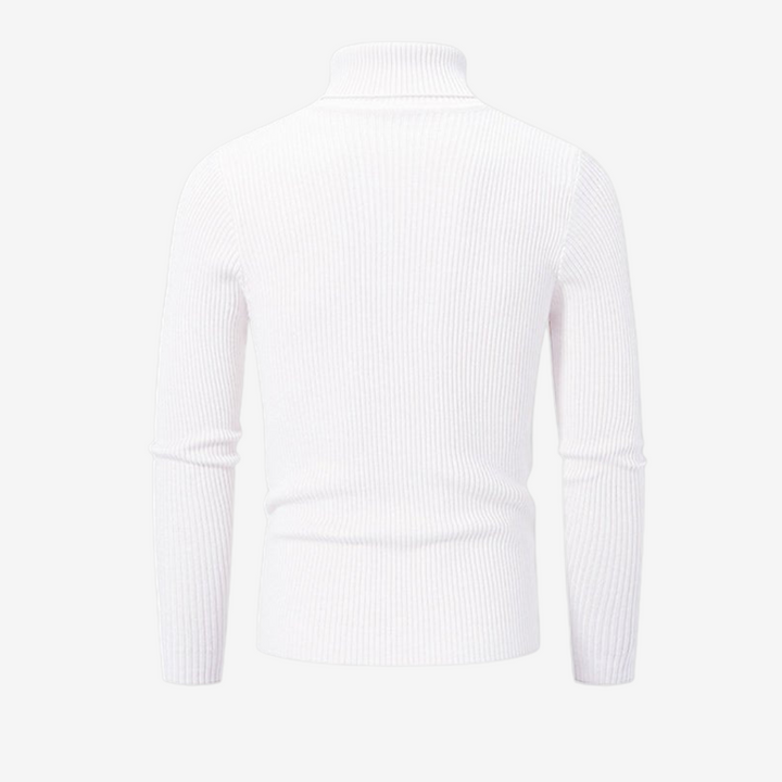 Men's Winter Turtleneck Sweater | Ribbed