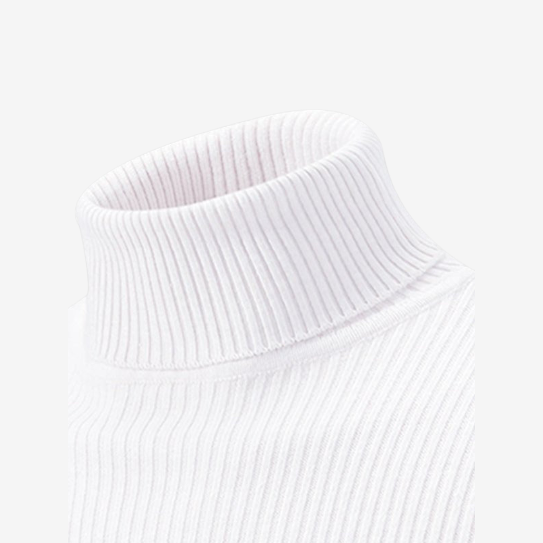 Men's Winter Turtleneck Sweater | Ribbed