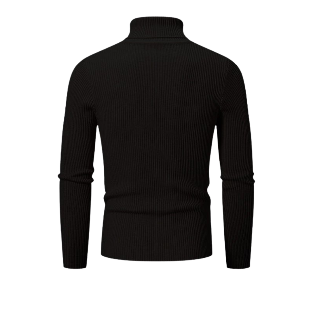Men's Winter Turtleneck Sweater | Ribbed