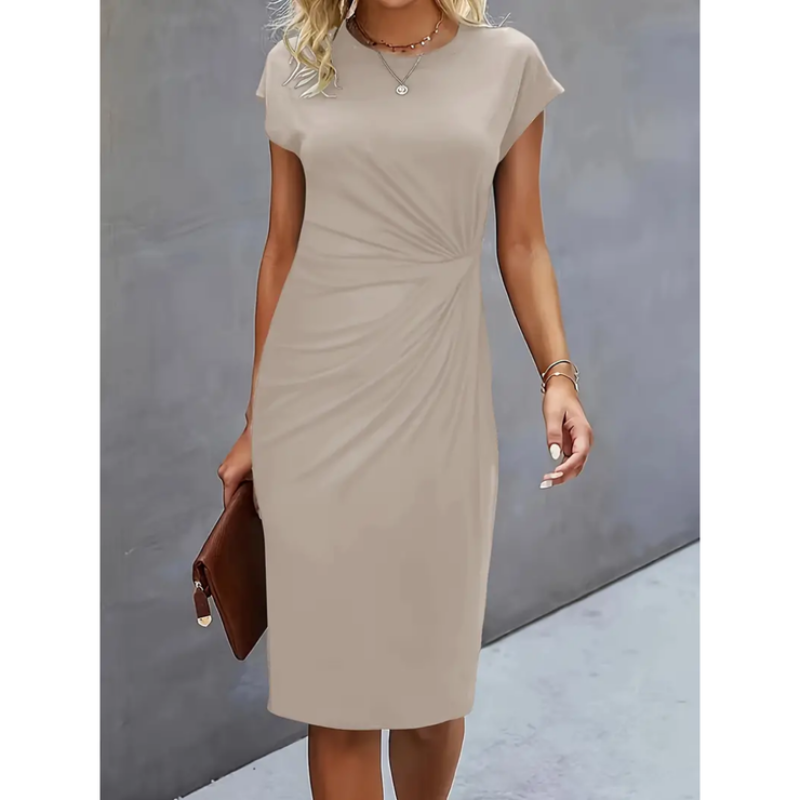 Women’s formal midi dress | Short sleeve