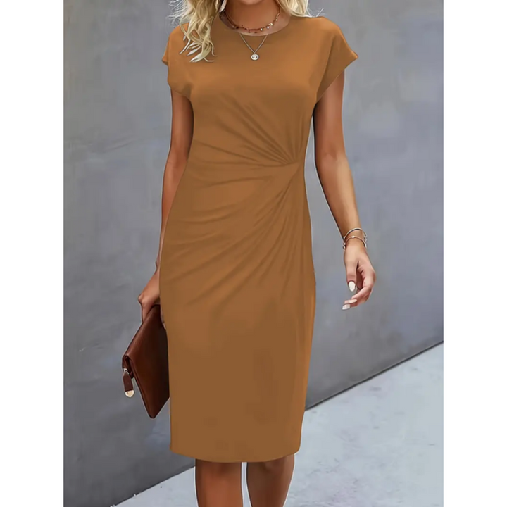 Women’s formal midi dress | Short sleeve