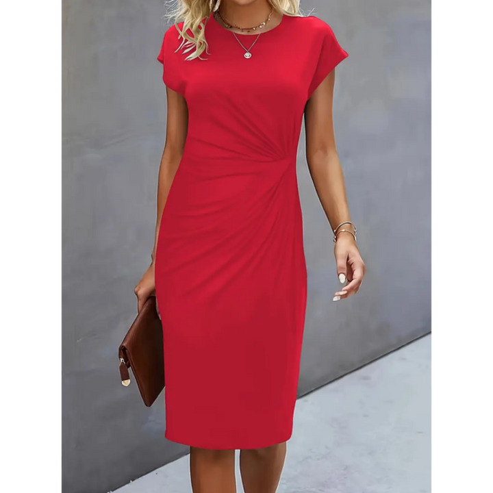 Women’s formal midi dress | Short sleeve