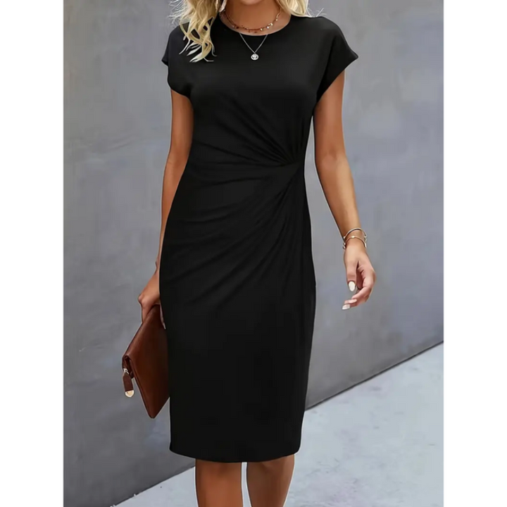Women’s formal midi dress | Short sleeve