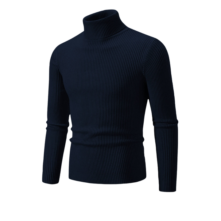 Men's Winter Turtleneck Sweater | Ribbed