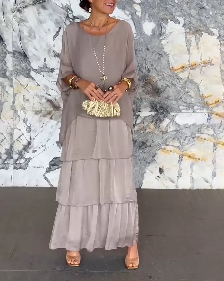 Women’s halter neck maxi dress | Loose fit