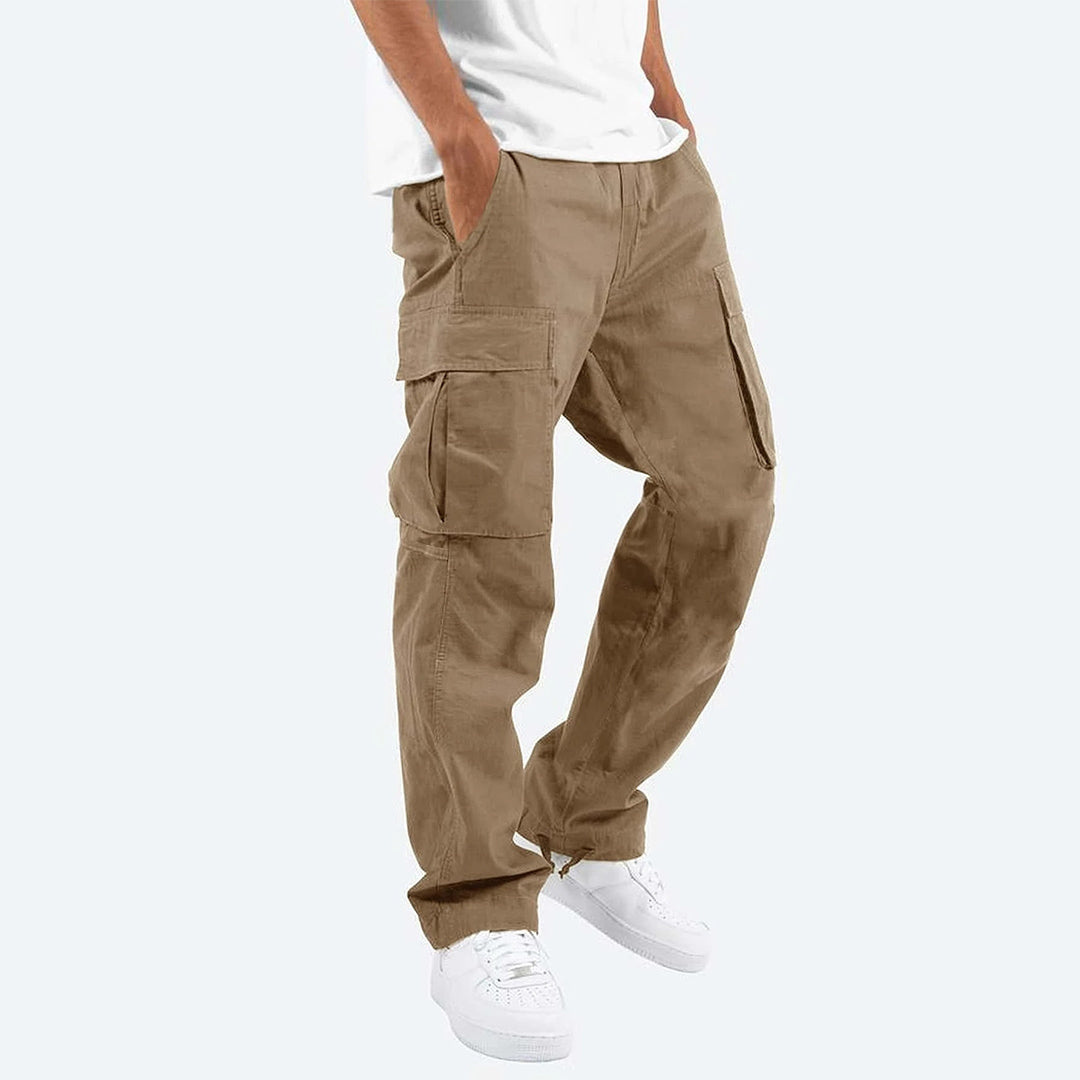 Men’s Cargo Wide Leg Pants | Multi-Pocket