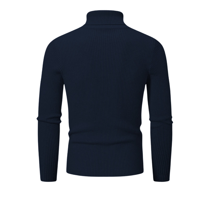 Men's Winter Turtleneck Sweater | Ribbed