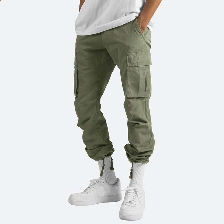 Men’s Cargo Wide Leg Pants | Multi-Pocket