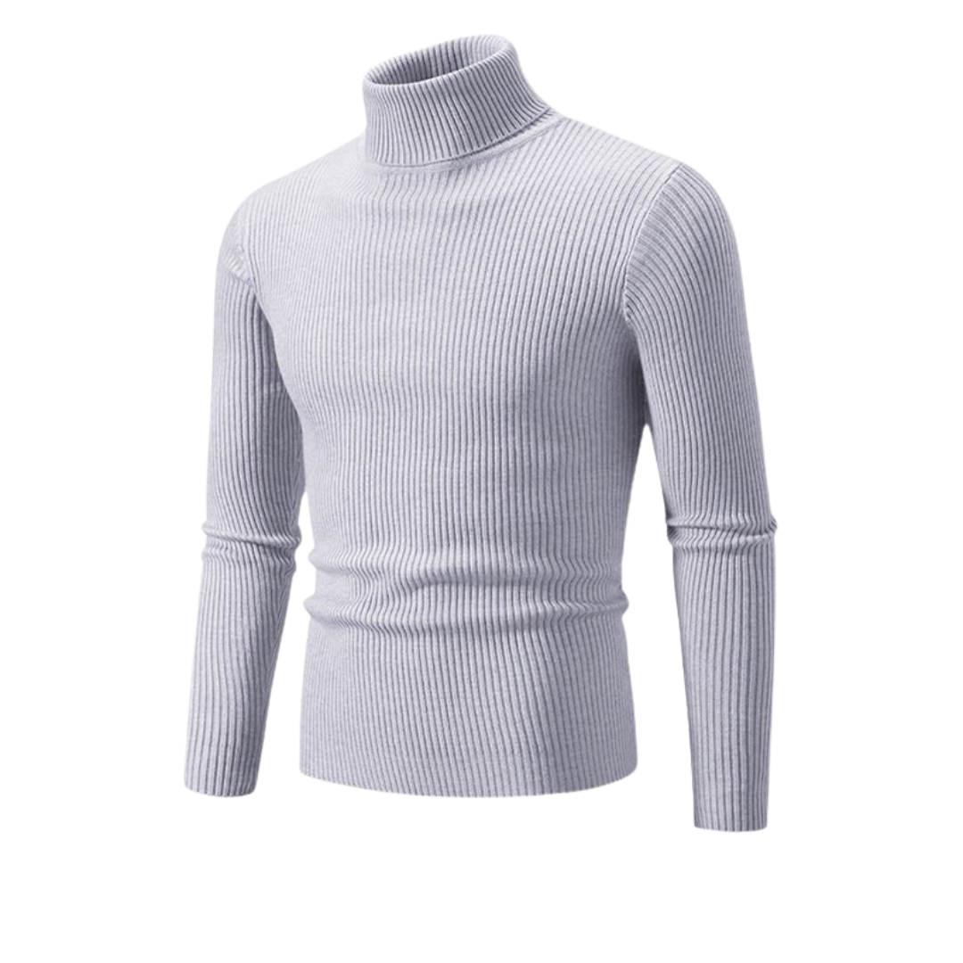 Men's Winter Turtleneck Sweater | Ribbed