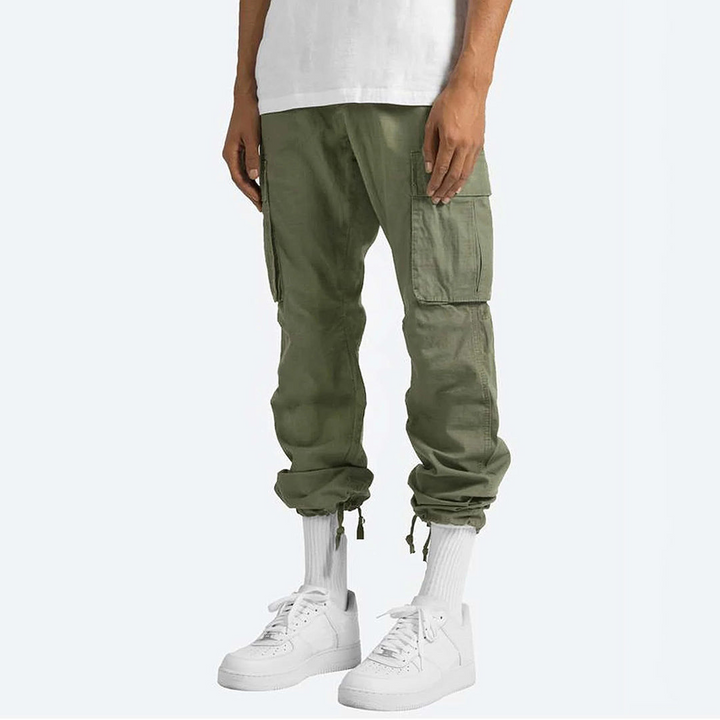 Men’s Cargo Wide Leg Pants | Multi-Pocket