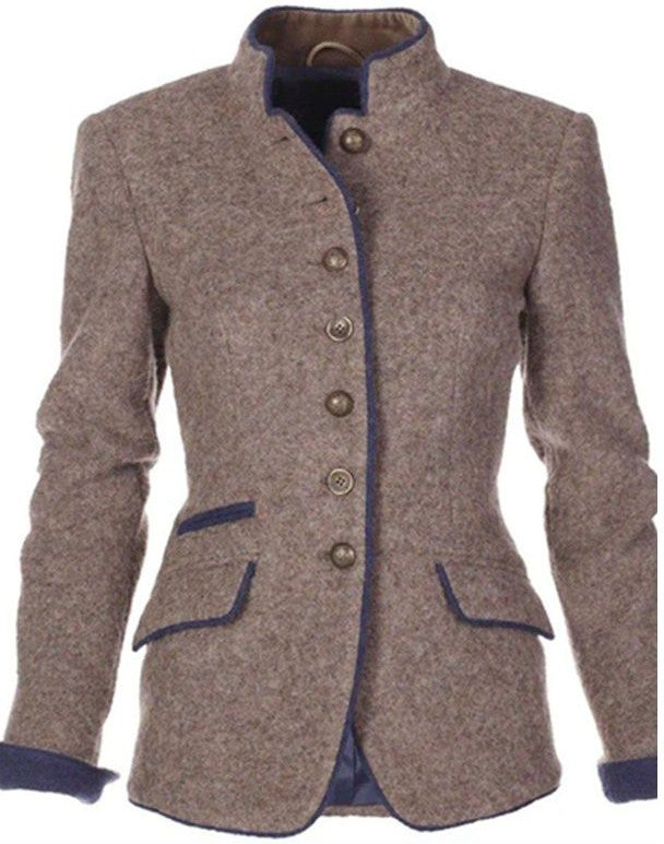 Women’s Vintage Style Blazer | Button Closure