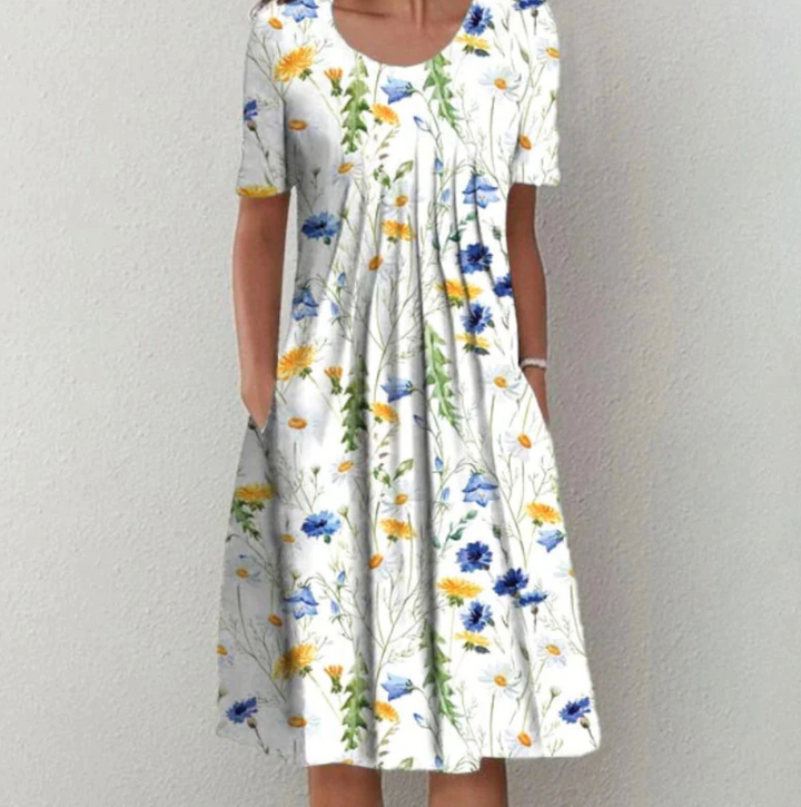 Women’s printed midi dress | Summer