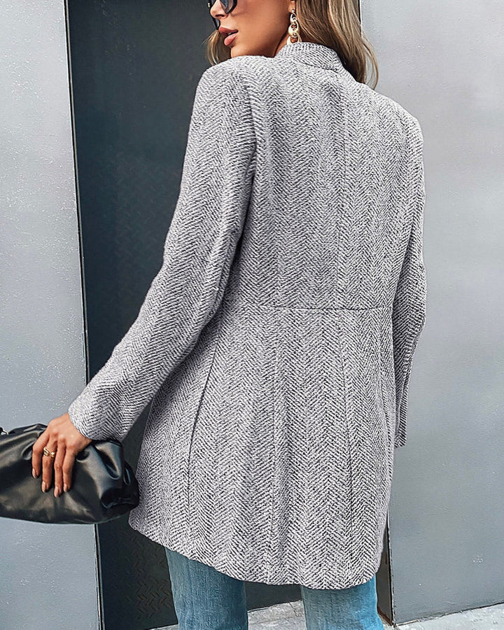 Women’s Long Blazer | Open Front