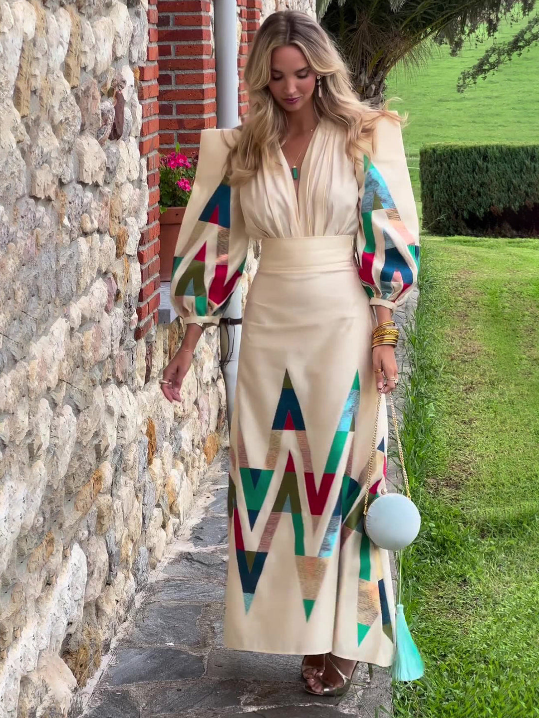 Women’s summer maxi dress | Printed