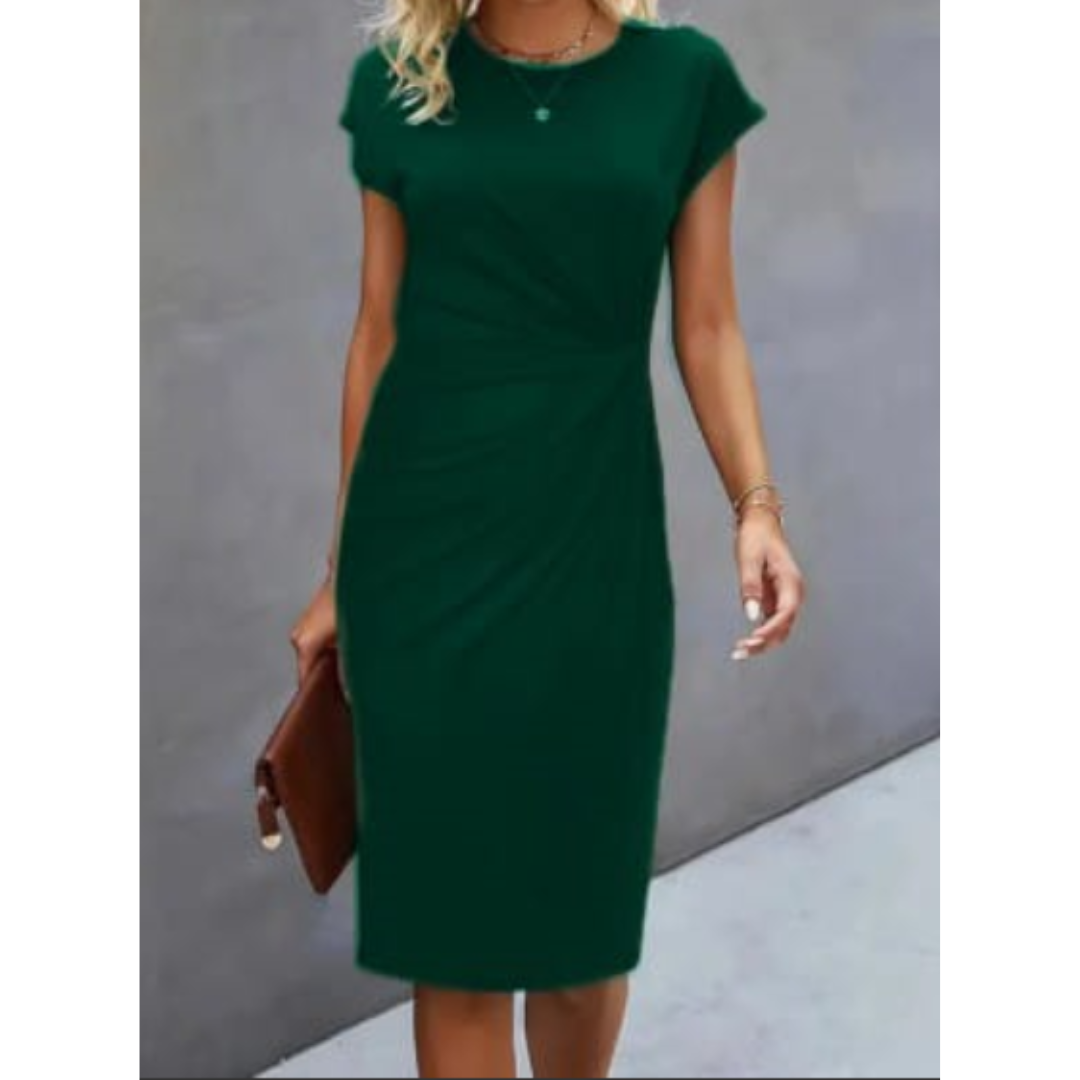 Women’s formal midi dress | Short sleeve