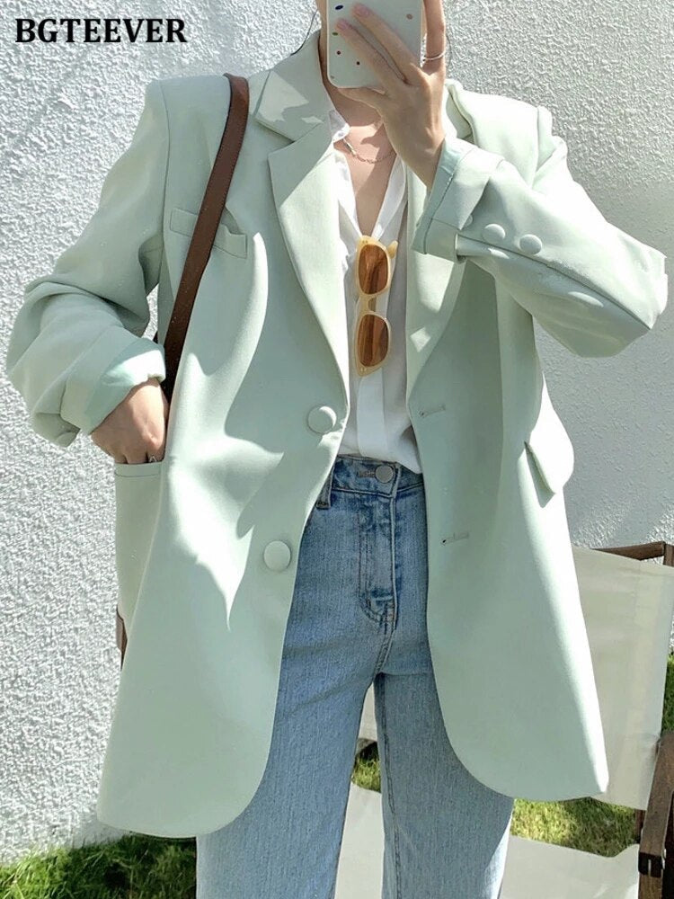 Women’s Oversized Blazer | Relaxed Cut