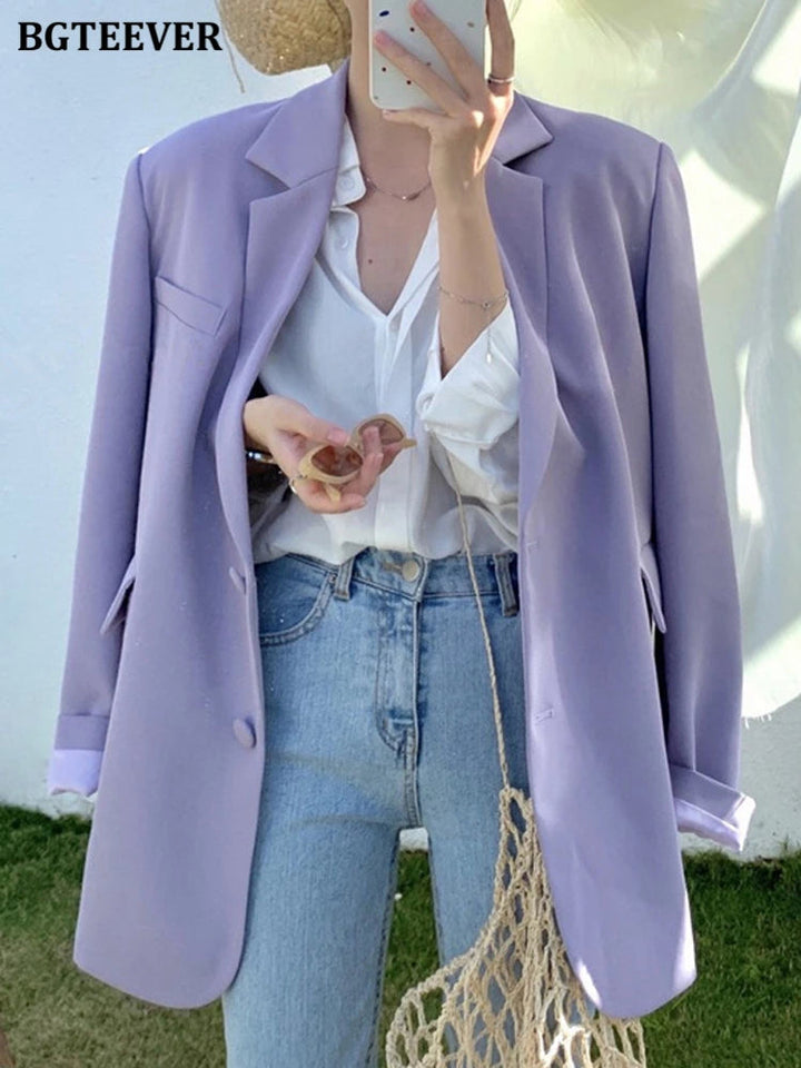 Women’s Oversized Blazer | Relaxed Cut