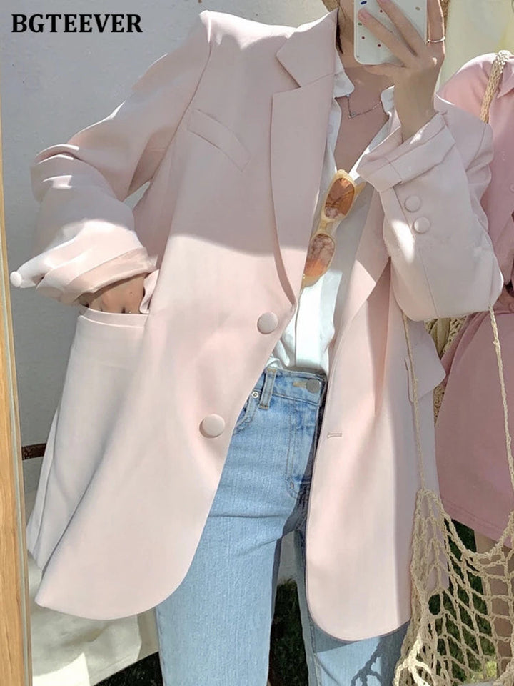 Women’s Oversized Blazer | Relaxed Cut