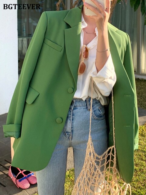 Women’s Oversized Blazer | Relaxed Cut