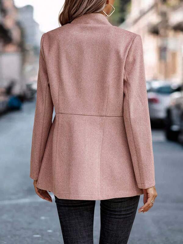 Women’s Herringbone Blazer | Classic Style
