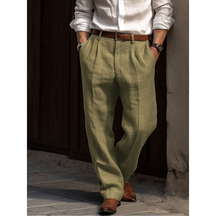 Men’s Classic Pants | Pleated Waist