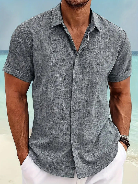 Men’s Short-Sleeve Button Shirt | Summer