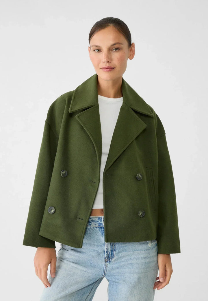 Women’s Double-Breasted Blazer | Wide Lapel