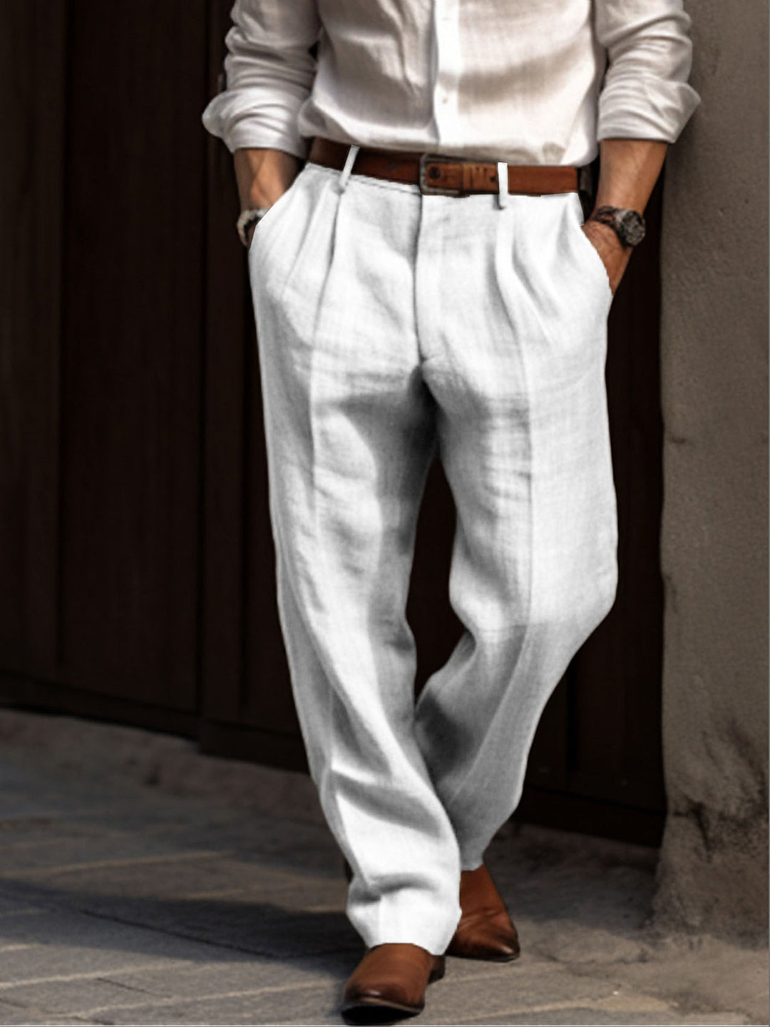 Men’s Classic Pants | Pleated Waist